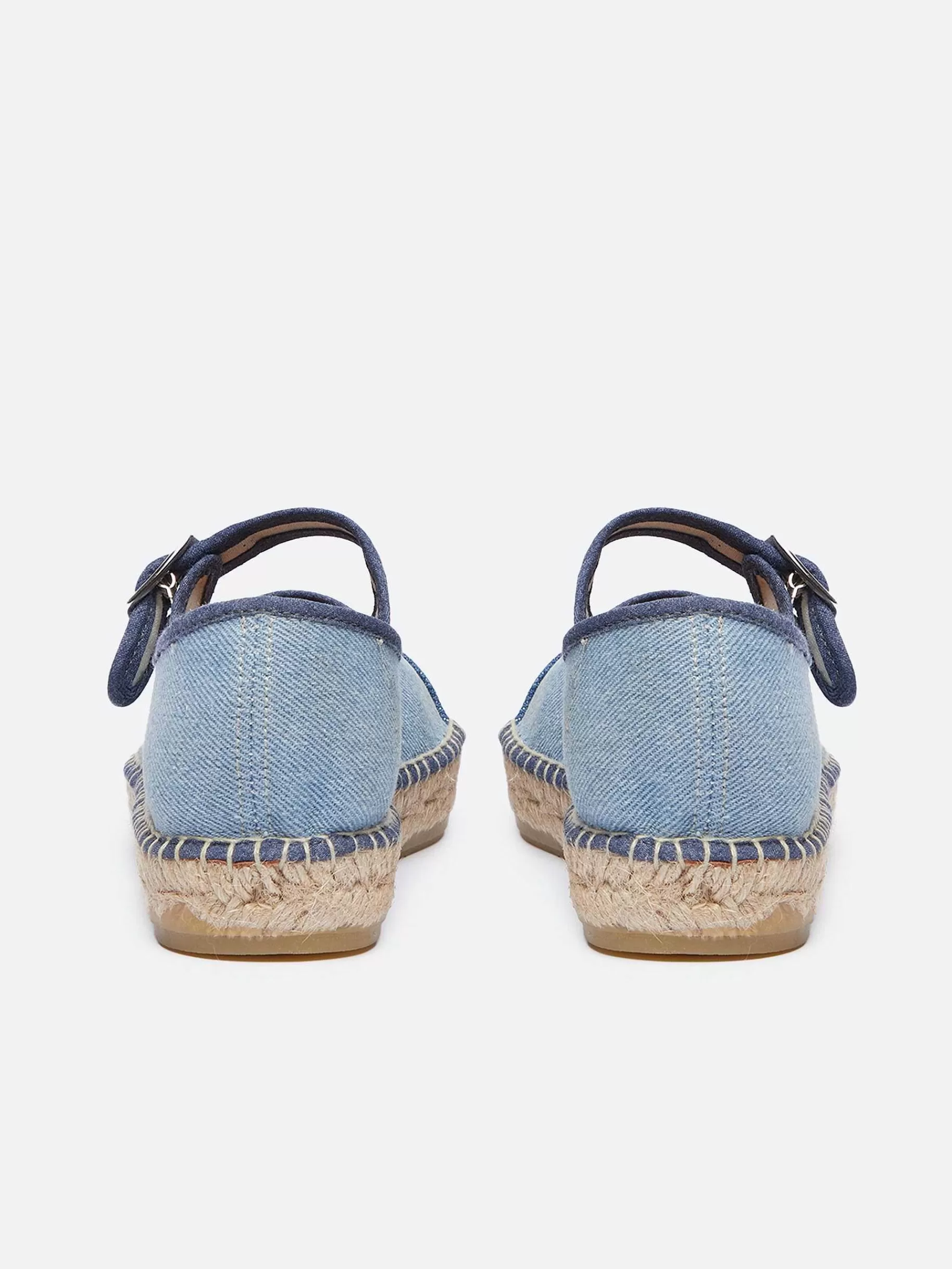 Women Carel Mary Janes-Bi-Denim Canvas Mary Janes Espadrilles