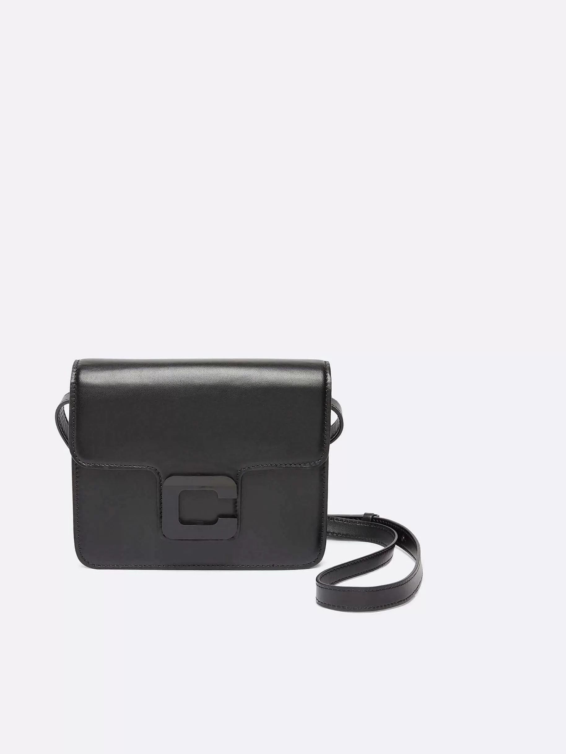 Women Carel Bags-Black Leather Bag