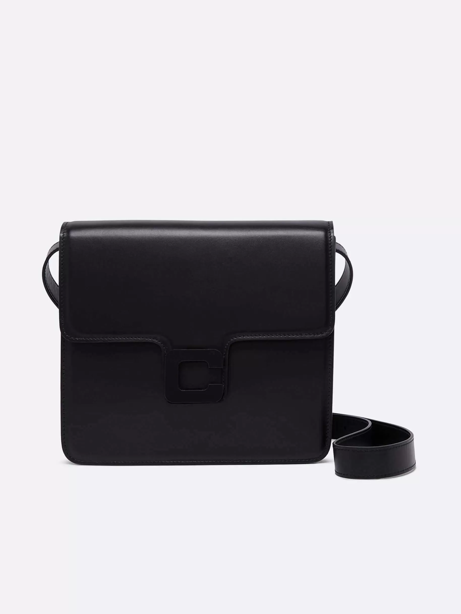 Women Carel Bags-Black Leather Bag
