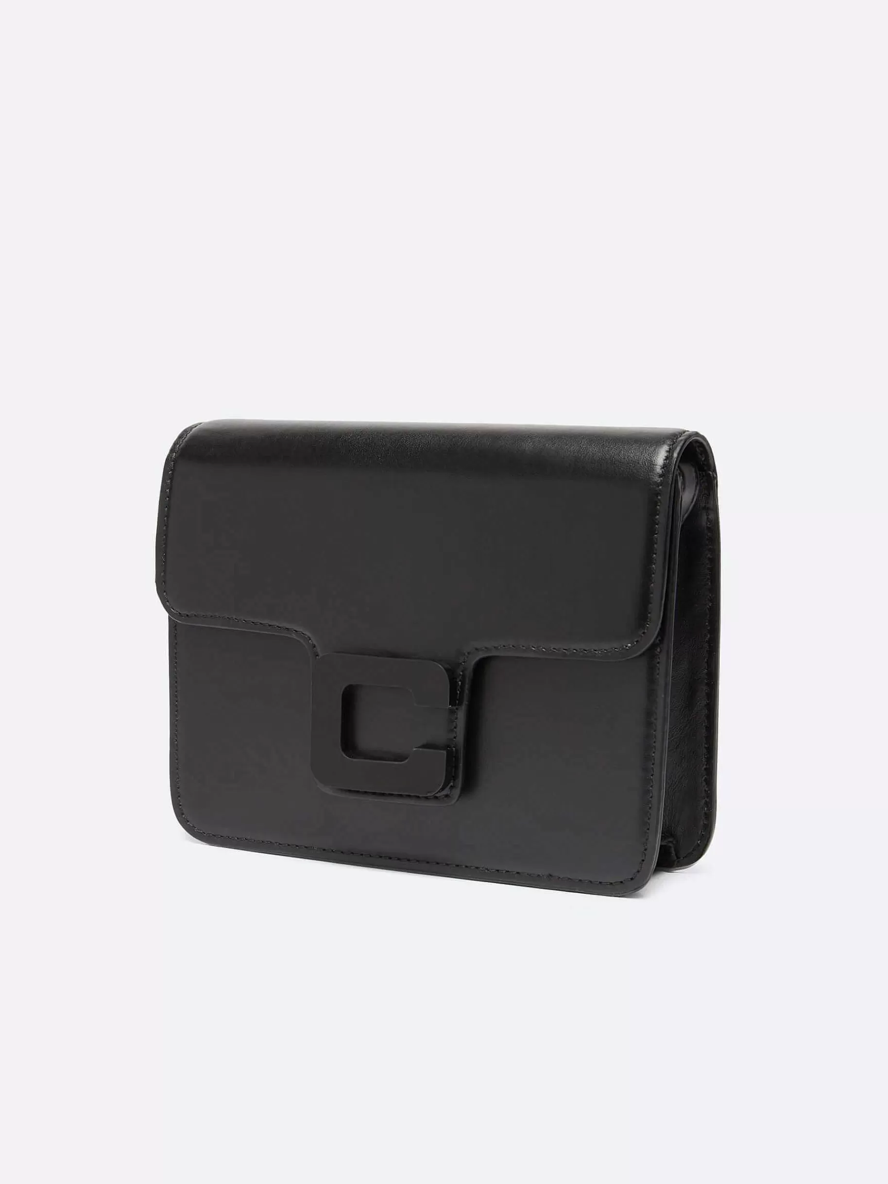 Women Carel Bags-Black Leather Bag