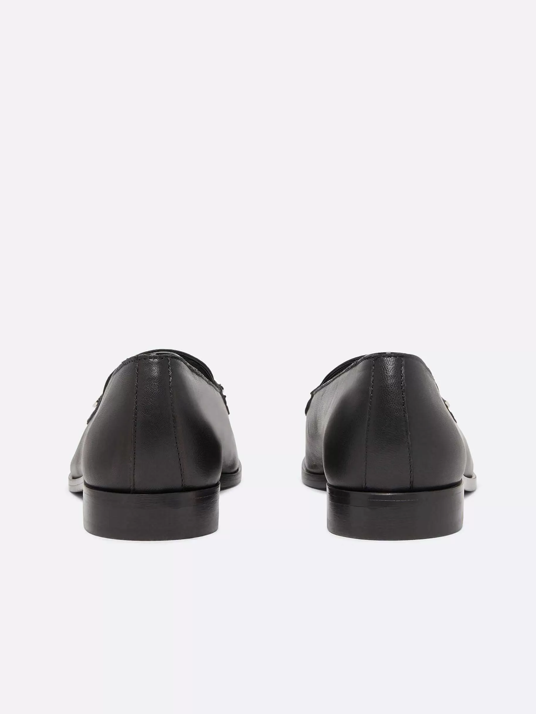 Women Carel Loafers-Black Leather Loafers
