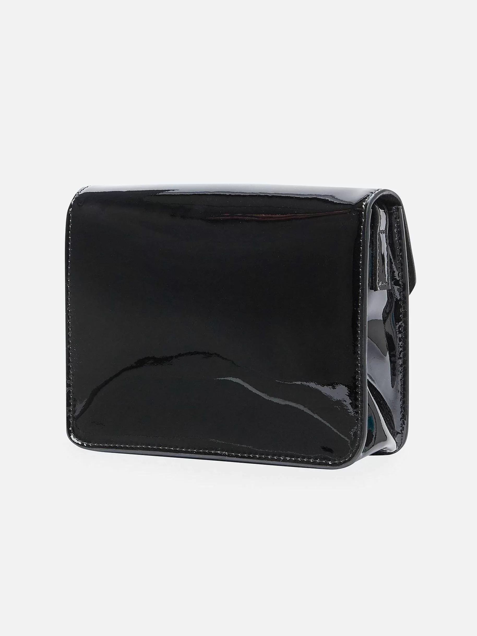 Women Carel Bags-Black Patent Leather Bag
