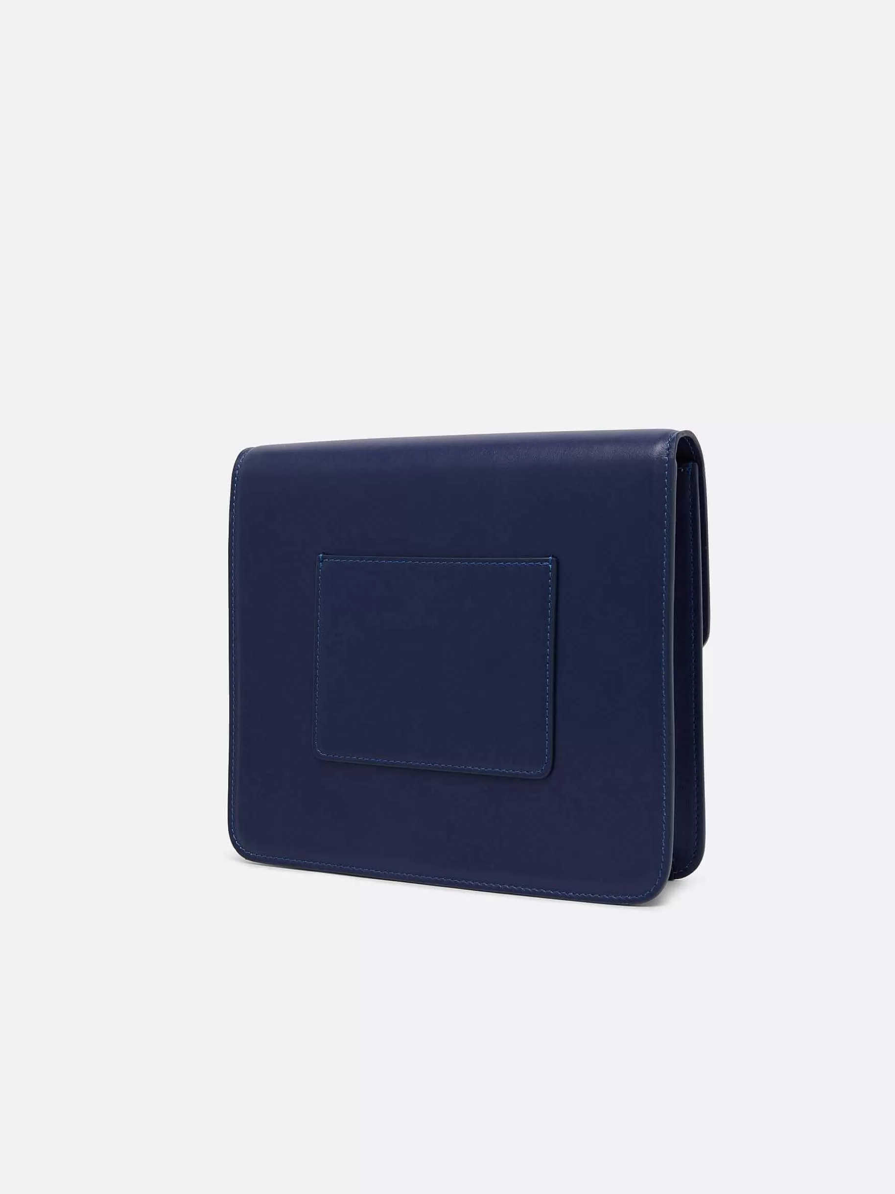 Women Carel Bags-Blue Leather Bag