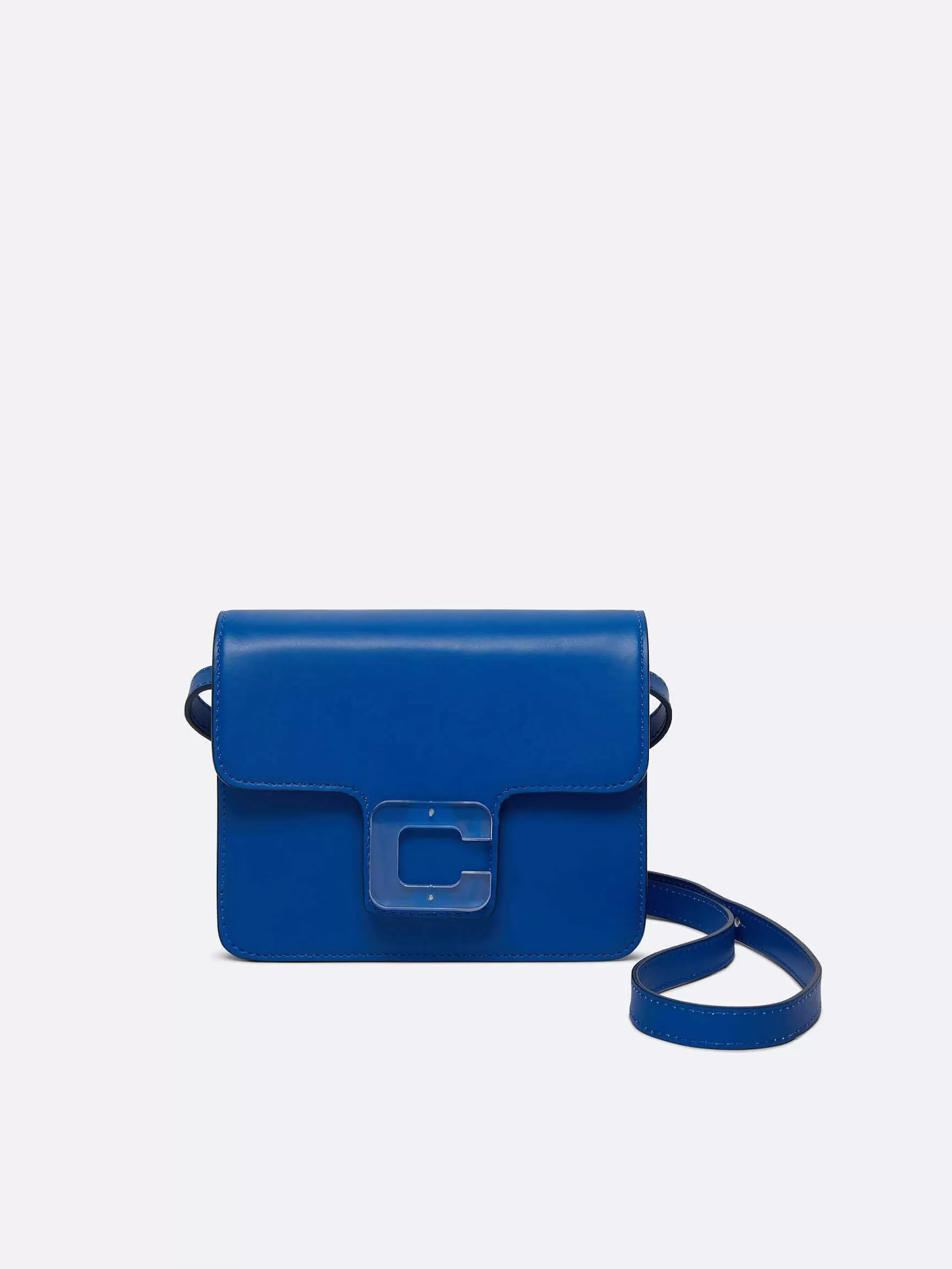 Women Carel Bags-Blue Upcycled Leather Bag