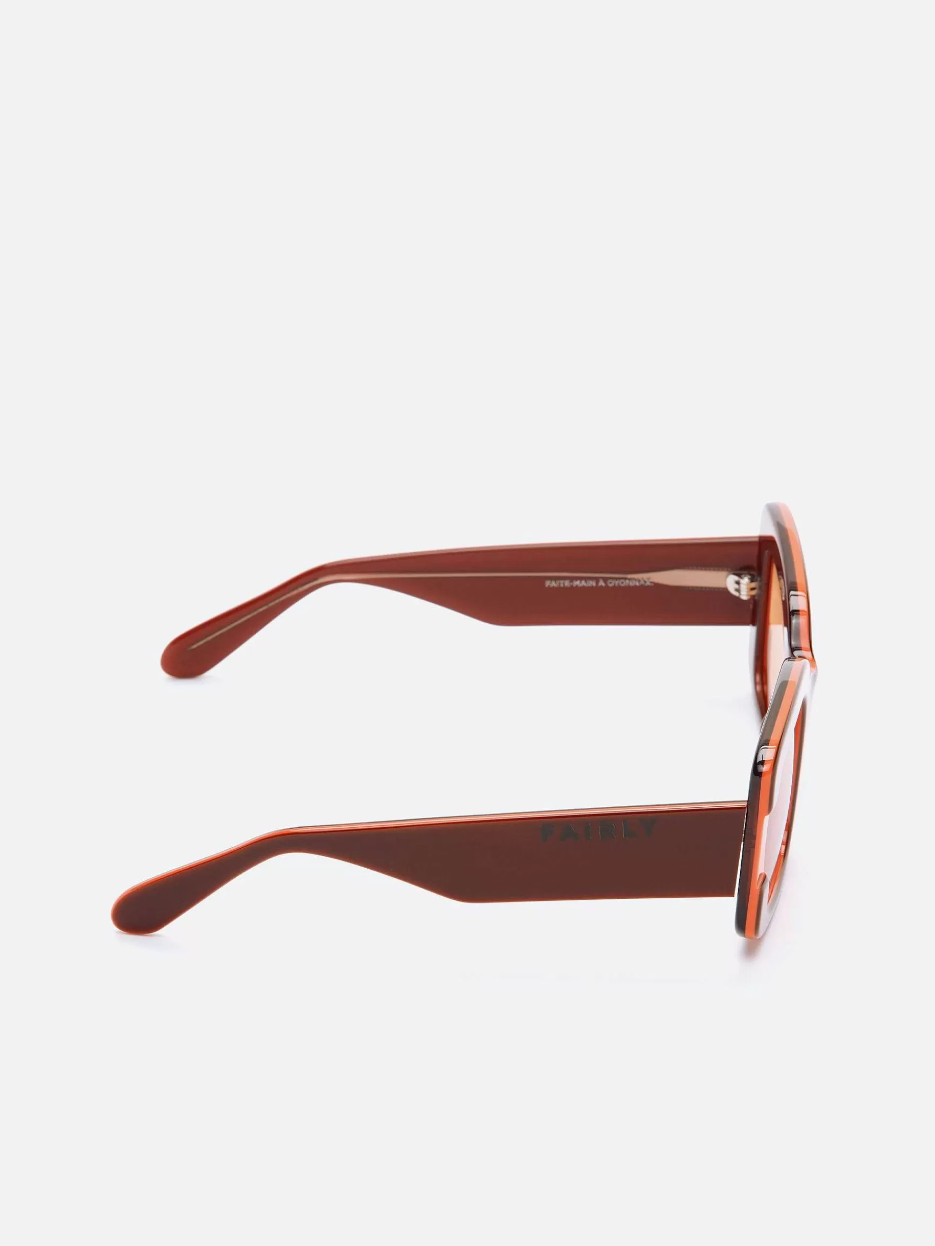 Women Carel Accessories-Burgundy Acetate Sunglasses