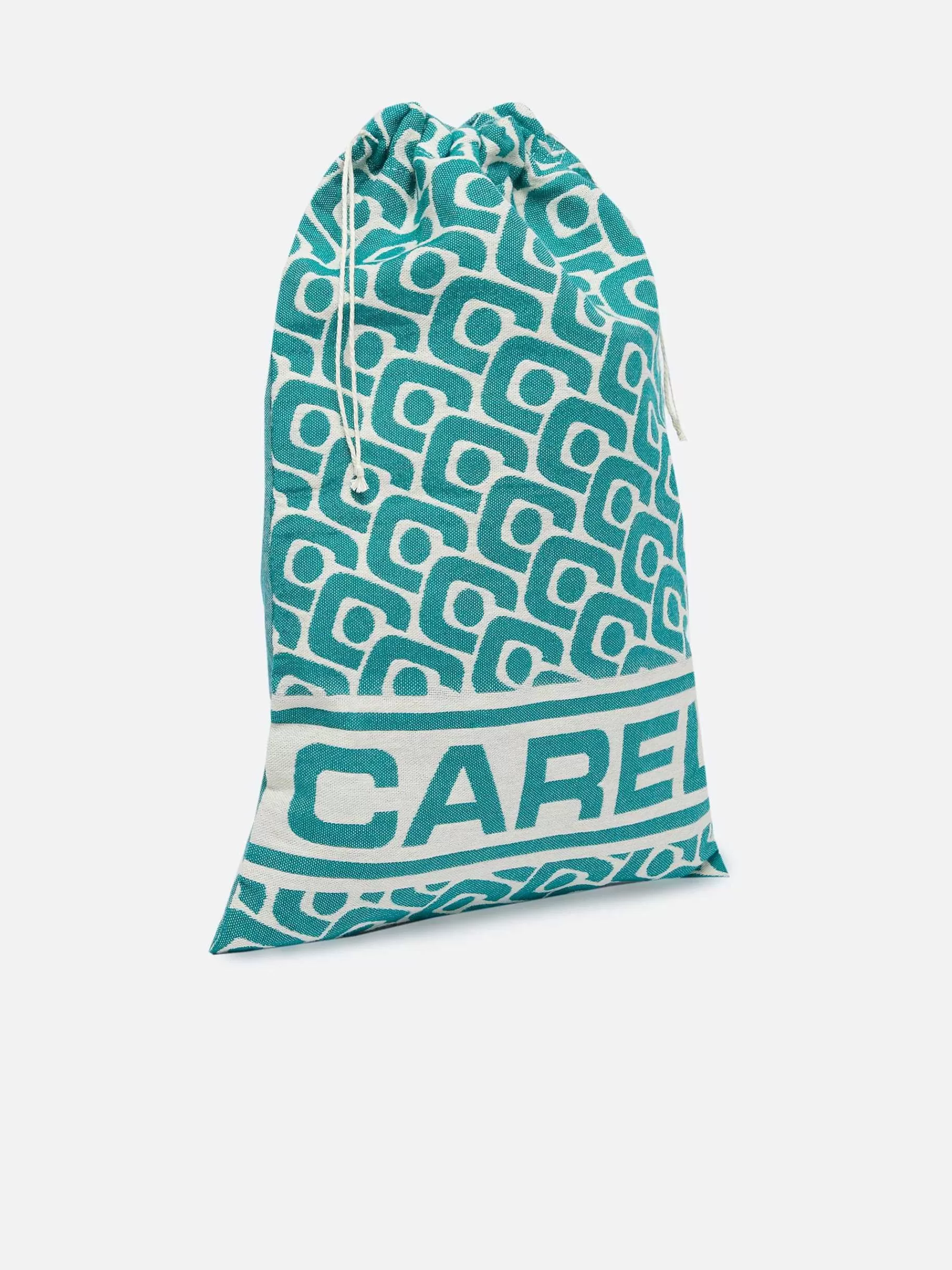 Women Carel Accessories-Emerald Jacquard Weave Travel Shoe Bag