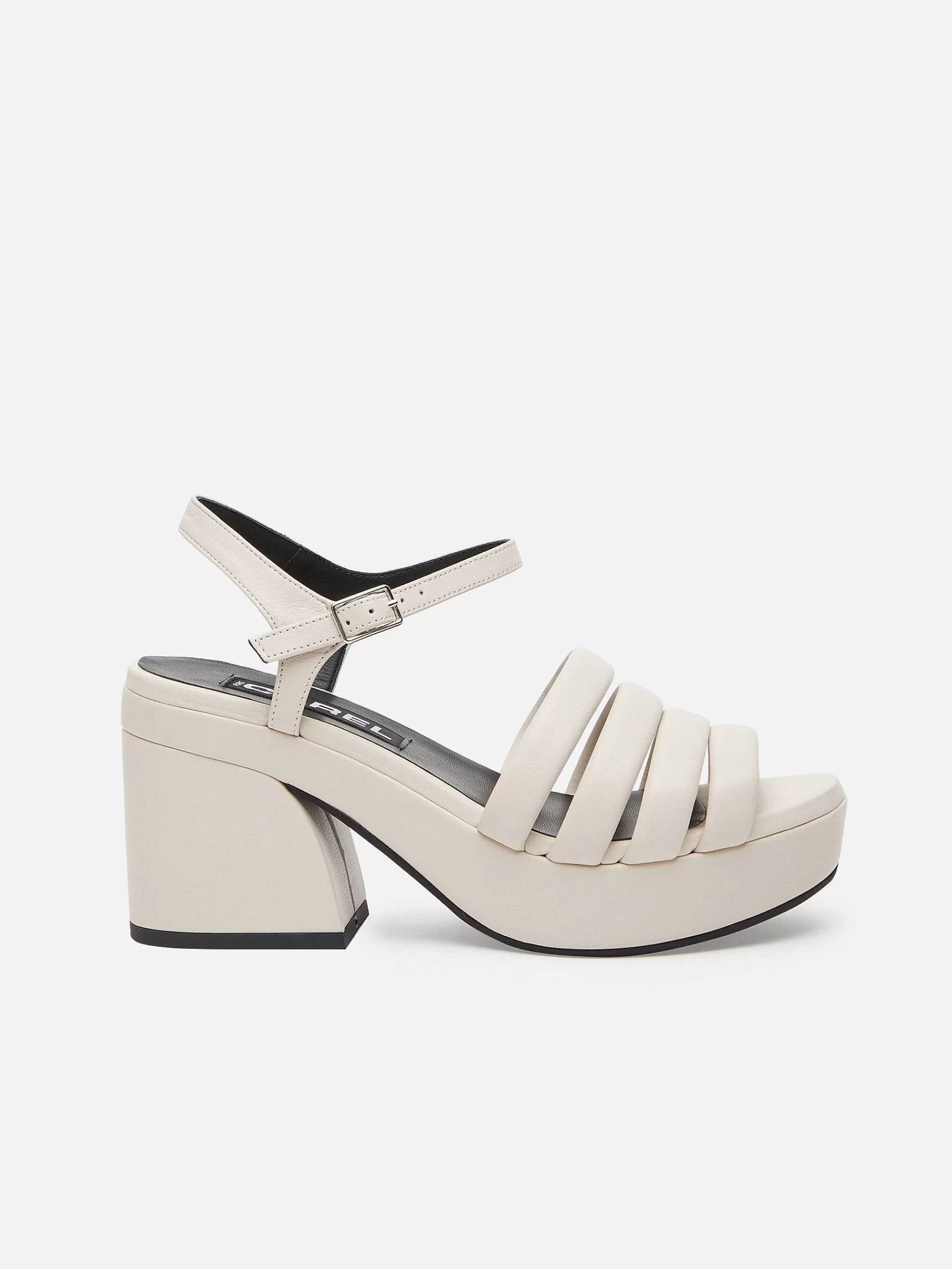 Women Carel Sandals And Mules-Ivory Leather Sandals