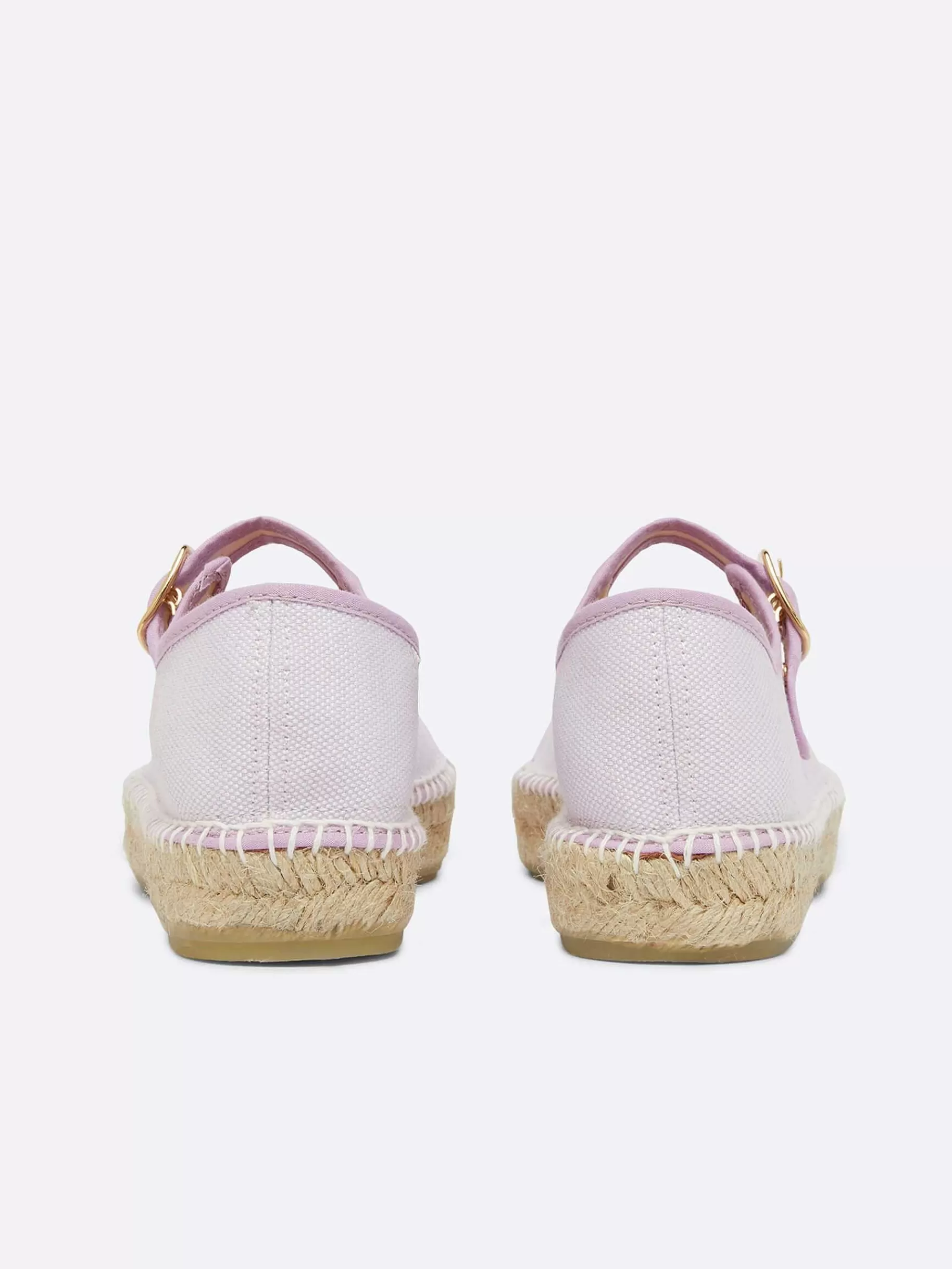 Women Carel Espadrilles-Lilac Fabric Mary Janes Espadrilles