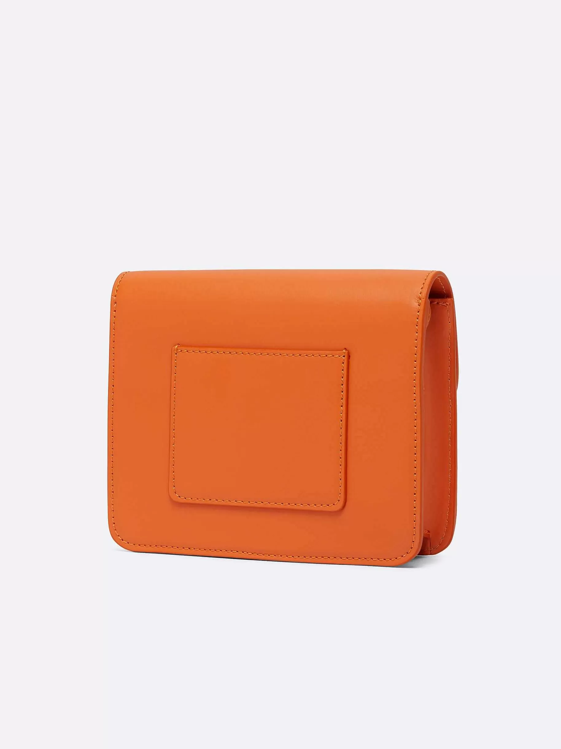 Women Carel Bags-Orange Leather Bag