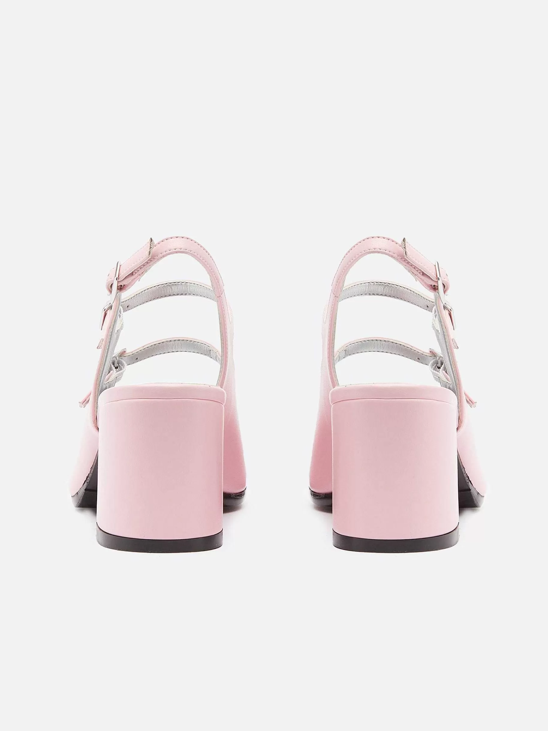 Women Carel Slingbacks-Pink Appleskin Slingback Mary Janes