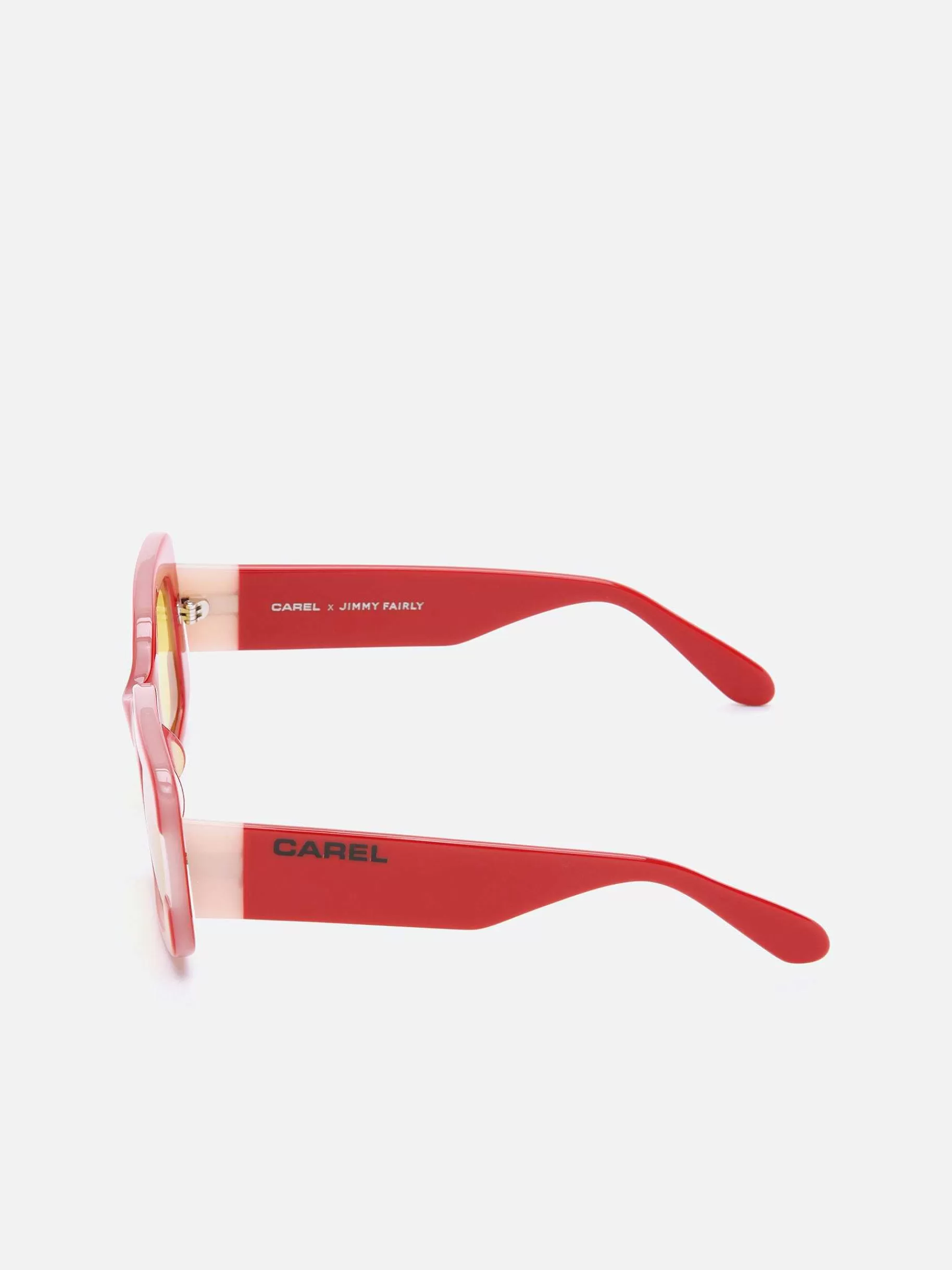 Women Carel Accessories-Red Acetate Sunglasses