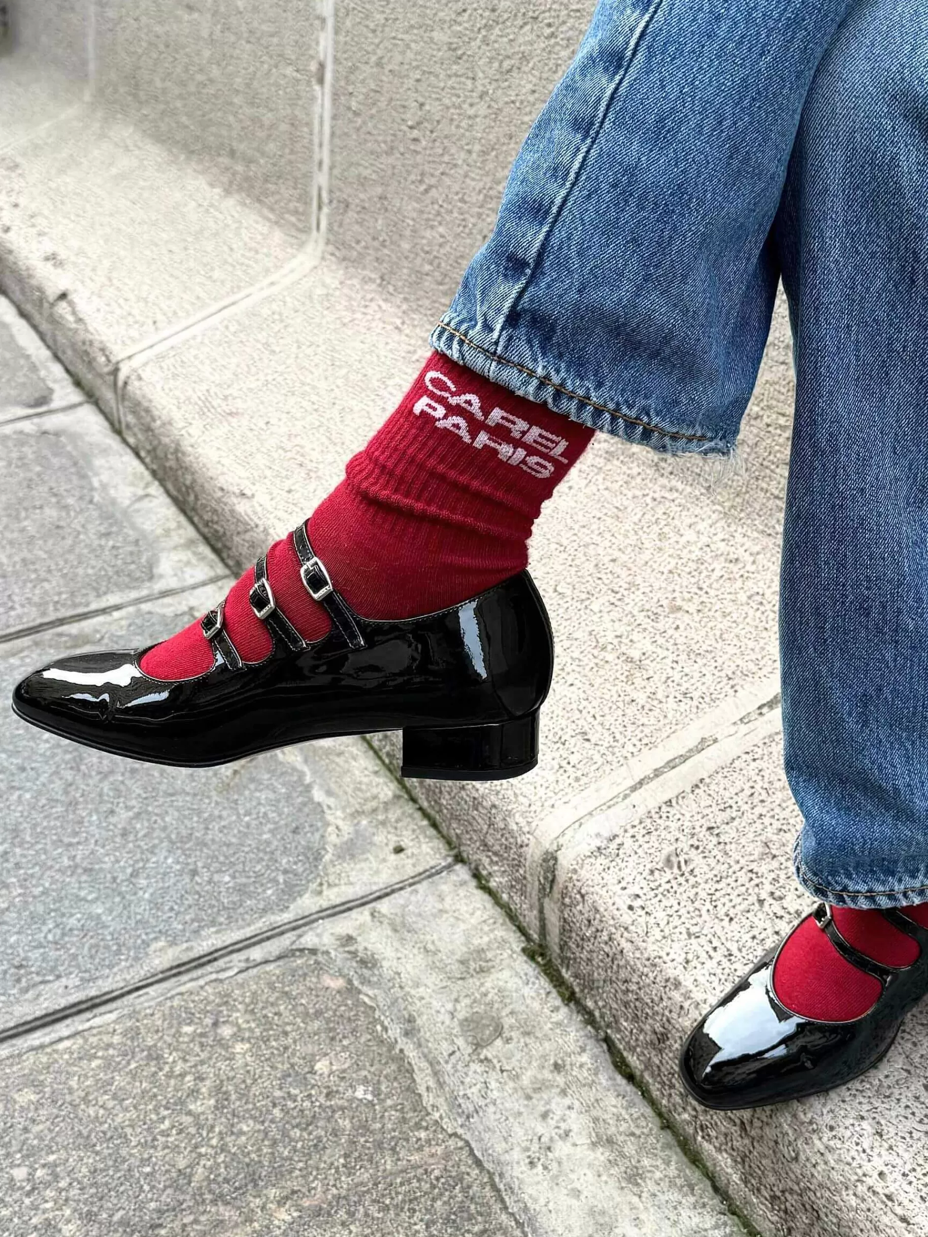 Women Carel Accessories-Red Socks Paris