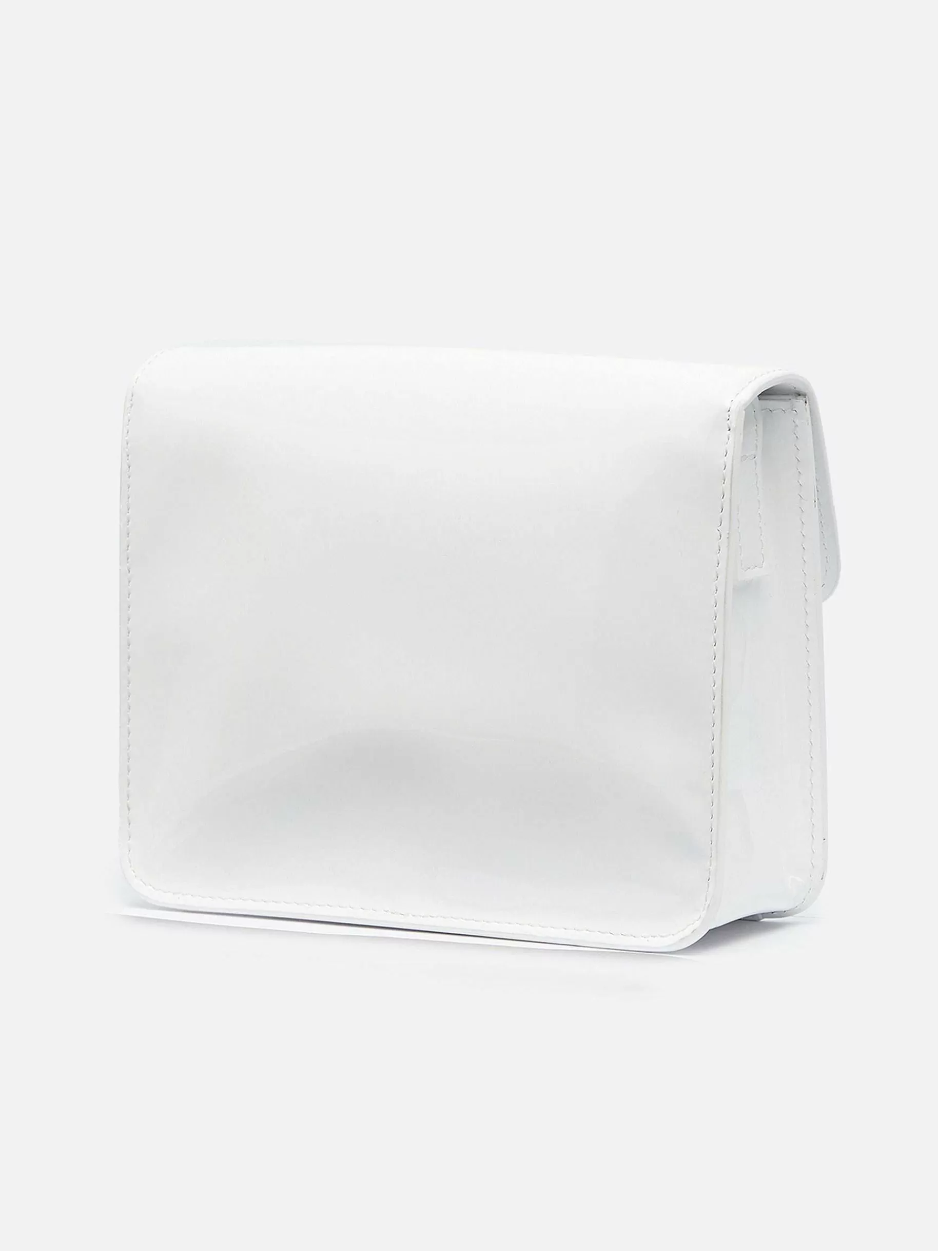 Women Carel Bags-White Patent Leather Bag